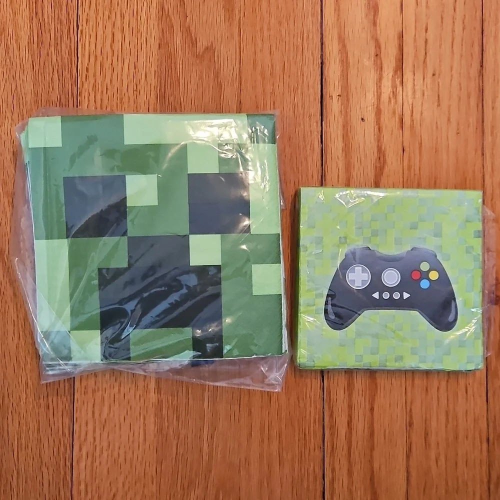 Bundle of Spider-Man & Minecraft Mixed Party Supplies Bundle, NWT